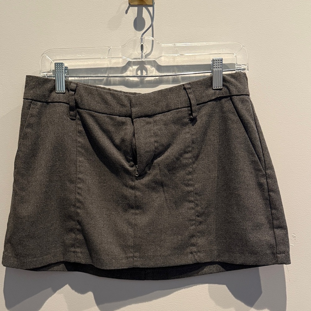 Hollister Dark Gray Mini Skirt